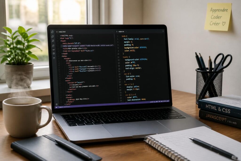 découvrez les fondamentaux de html et css pour créer votre première page web facilement. guide étape par étape pour débutants.
