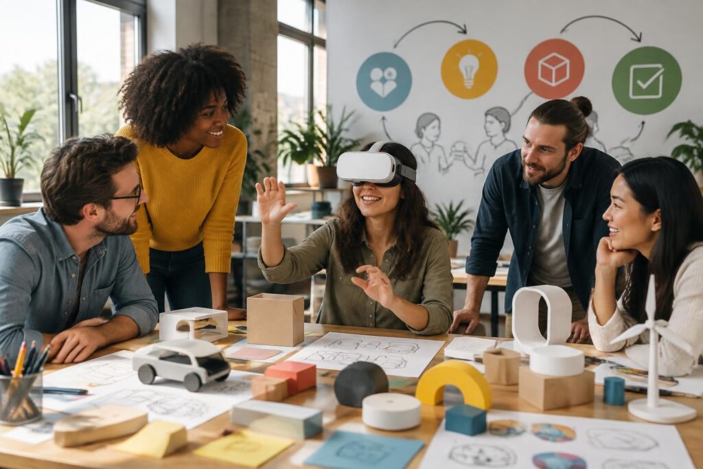 Design thinking : étapes et exemples pour innover efficacement en entreprise