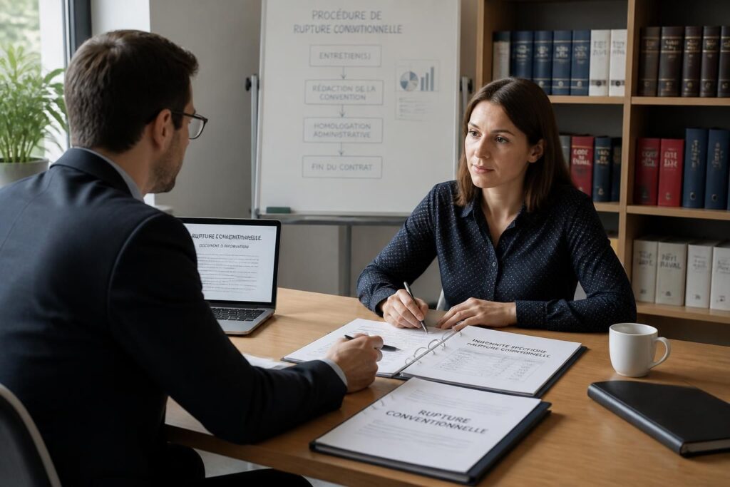 découvrez la procédure de la rupture conventionnelle et les indemnisations auxquelles vous avez droit lors de la séparation à l'amiable entre employeur et salarié.
